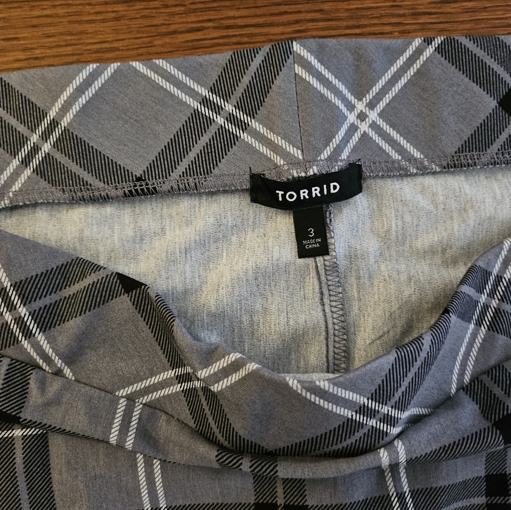 Torrid Plaid Pencil Skirt